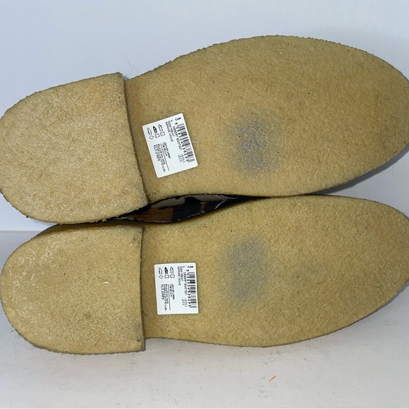 Clarks Originals Women's 8 Black Cow Print Suede 221 Desert Boots - Picture 9 of 14